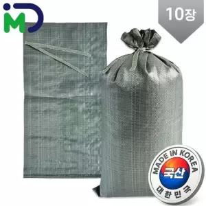 국산 모래마대 10장 UV코팅 제방용 진지구축 모래 포대 자루 방호벽 수방용 붕괴방지 고정