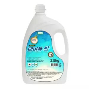 테이블싹 2.5L 식탁세정 싱크대 주방타일 안전한식탁세정제 식탁세정제 식탁탈취제 기름때제거제