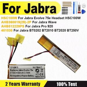 401030 HSC100W AHB360819(29)-2P AHB512229PS Jabra BT0202 BT2010 BT250V Evolve 75e Wave Pro 920용
