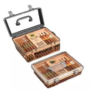 시가케이스 삼나무 스모커박스 포켓 박스 조절 홀더 원목 습도