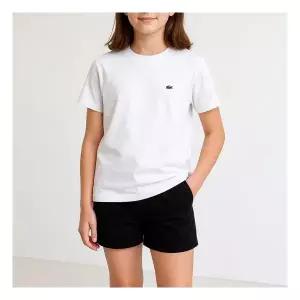 라코스테라코스테 베이직 레귤러핏 K 코튼 아동 주니어 반팔티 화이트 TJ1442-001 1014112