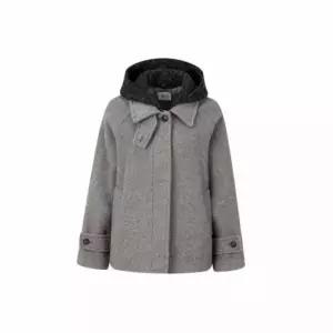 [매장정품] 스튜디오 톰보이 니트후드 포인트 울 숏코트 9175413993