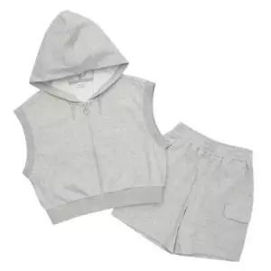 SFIT 에스핏 HC29 후드집업조끼 4부세트 주니어 여아 크롭 후드 집업...