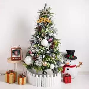 플라워트리 크리스마스 트리 장식 풀세트 솔향설정 PVC 180cm 양면