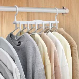 다용도 논슬립 접이식 틈새  옷걸이 바지걸이 행거 니트 어깨뿔방지