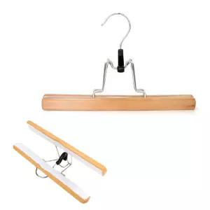 원목 행거 치마 바지 걸이 드레스 룸 옷걸이 1P