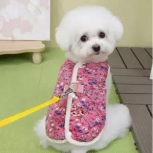 강아지 애견 겨울 옷 따뜻한 예쁜 조끼 패딩 티셔츠 실내 외출