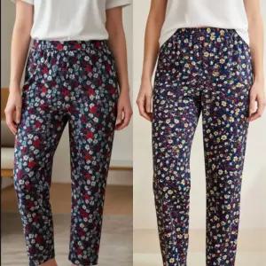 기모 꽃무늬 몸빼 바지 김장 작업 일 편한 할머니 요양원 어르신 랜덤