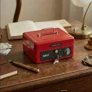 고급 카운터 개인 미니 소형 금고 현금 지폐 보관함 휴대용 사무실 매장 가정용 보물상자