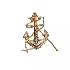 여자브로치 독창적인 앵커 맞춤형 절묘한 브로치 고급 액세서리 복고풍 심쿵인싸