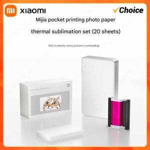샤오미 미지아 포켓 프린터 프로용 정품 프린팅 포토 용지 열승화 세트 인스턴트 스틱