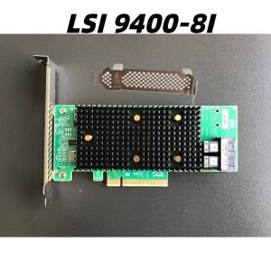 LSI 94008I HBA 카드 SAS3408 PCIe3.1x8 12Gbs NVMe RAID 컨트롤러 서버 스토리지용