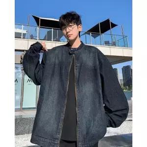 남자 데님 캐주얼 빈티지 재킷 센스있는 커플 코트 루즈핏 봄가을 청자켓 DUCHI1