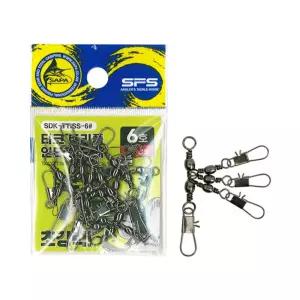 싸파 더블킬 SDK-TTISS-6 타코 트리플 인터락 도래 6호 5PCS 두족류 문어채비