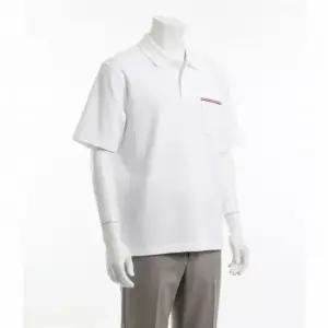 톰브라운 RWB 포켓 코튼 인터로크 피케 반팔티 MJP171A J0029 100 373887