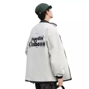 블랙 여성점퍼 별하늘 양면 모두 자켓 봄가을 바람막이 남여공용 점퍼 OP3