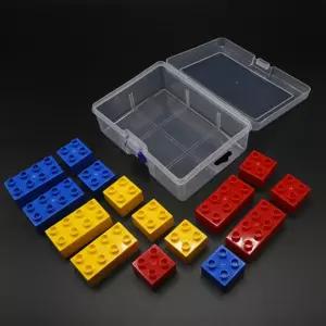 15점 빨파노 케이스입 듀플로 호환 사각 큰레고 블록