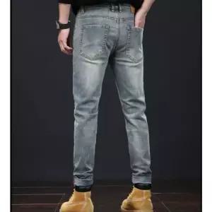 남자 춘추 캐주얼 슬림 청바지 일자핏 데님팬츠 워싱 스키니진 긴바지 M스포3