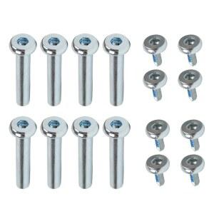 다임백 하드웨어 인라인 스케이트 액슬 8팩 33mm 교체 너트 및 볼트