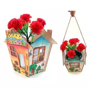 (5명용) 카네이션 하우스 바구니 어버이날 스승의날 감사 선물