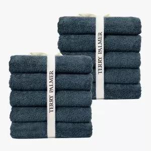 [NS홈쇼핑][etv]테리파머 무형광 170g 호텔수건 10장 차콜 수건 타올 타월 수건세트..