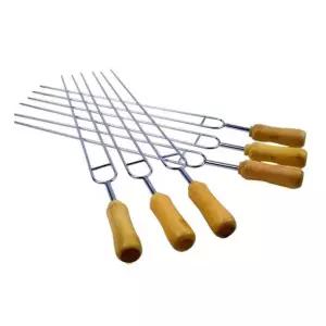 꼬치 바베큐꼬치 화롯대 석쇠 고기꼬치 캠핑꼬치 숯불그릴 6개입 39cm