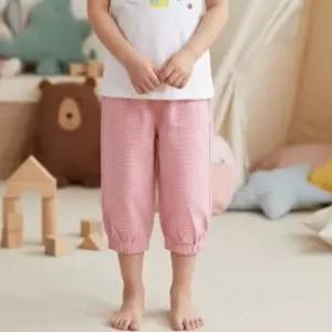 리틀밥독 키즈 여름옷 스위티 PT 여아 시원한 지지미 소재 6부 바지 B252MPT09