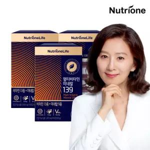 뉴트리원 멀티비타민 미네랄 139 3박스(6개월분) 종합 비타민 미네랄 22종 영양소