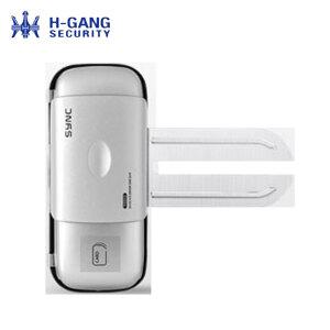 혜강씨큐리티 AUTO-TG310 단문형 카드키2개  유리문도어락 유리도어록 강화도어번호키