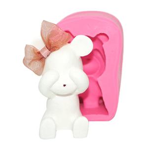 석고방향제,비누 DIY재료 - 실리콘몰드 229.눈가린 베어브릭