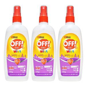 에프킬라 OFF 미스트 모기 진드기 기피제 177mL X 3개