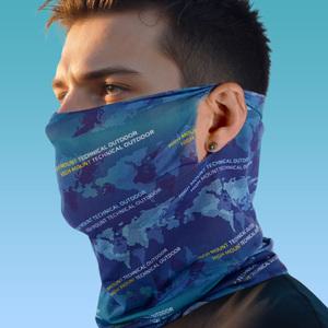 귀걸이형 MAP 프린팅 자외선차단 쿨 마스크 자전거 라이딩 등산 낚시 바이크 안면 얼굴 햇빛가리개 넥워머 멀티스카프