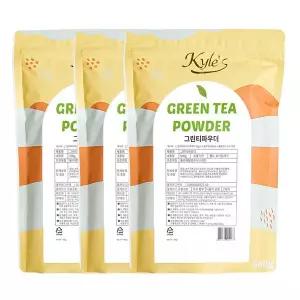 메가커피 카일스 프리미엄 그린티 파우더 500g 3개세트 녹차