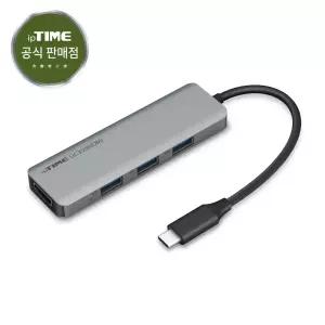 ipTIME UC305HDMI 5포트 USB 3.0 Type C 멀티 포트 허브