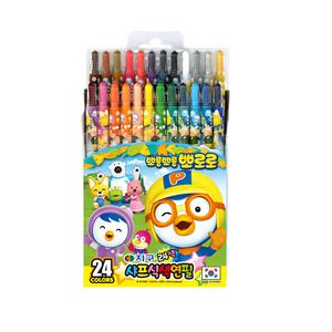 지구 뽀로로 샤프식 색연필 24색