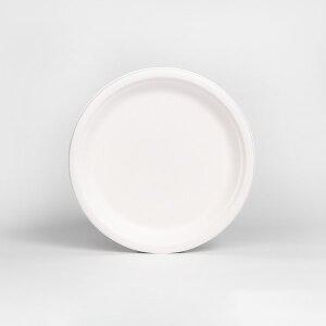 [해피팩][PR] 일회용 친환경 원형 종이 펄프 접시 P-004호 1000개