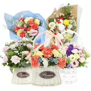 [꽃파는총각]기념일 화이트데이 로즈데이 결혼기념일 꽃배달서비스 꽃바구니