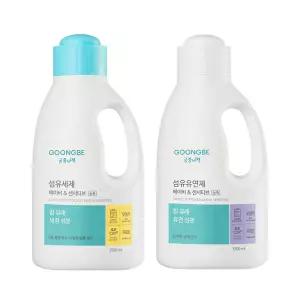 궁중비책 베이비&센서티브 섬유세제 용기 1500ml+섬유유연제 용기 1500ml