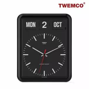 트웸코 BQ-12B (블랙) 퍼페추얼 캘린더 플립 벽시계