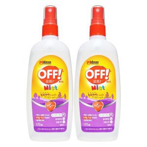 에프킬라 OFF 미스트 모기 진드기 기피제 177mL X 2개