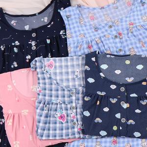 여성실내복 쿨 민소매 캐릭터 냉감세트  잠옷 아이스파자마 커플 패밀리