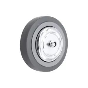 경량 TPE 회색 무소음 바퀴 캐스터 12.5cm(5인치) 휠