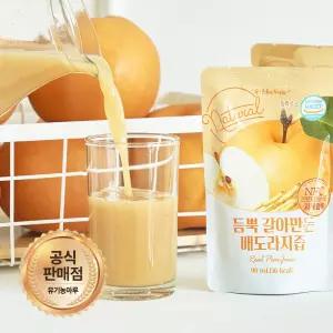 듬뿍 갈아만든 배도라지즙 90ml x 50팩 / NFC착즙 국내산원재료