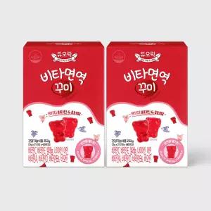 듀오락 비타 면역 꾸미 1박스(총 28일분) 2개 / 키즈 어린이 멀티비타민 영양제