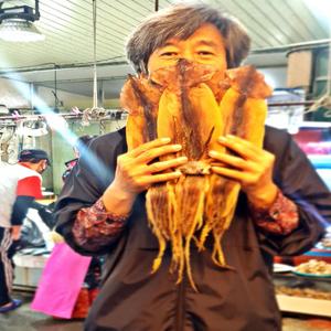 국내 자연산 울릉도 배오징어 10미 1kg 내외