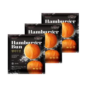 [존쿡델리미트]존쿡 마스터의 브레드 햄버거번 180g(3개입) X 3개