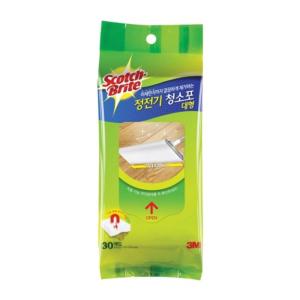 3M 정전기 청소포 대형 리필 (37cmX19cm) 부직포 생활용품 청소용품 청소도구 30매입