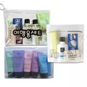 LG생활건강 여행용 세면도구 세트 /미니스6종, 프리미엄7종, 프리미엄4종