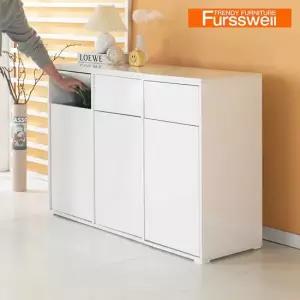 퍼스웰 리뉴 LPM 분리수거함 휴지통수납장 세탁빨래함3칸 NC_022