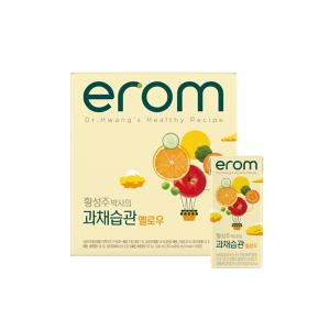 이롬 황성주 과채습관 옐로우 과일야채주스 190ml 16팩